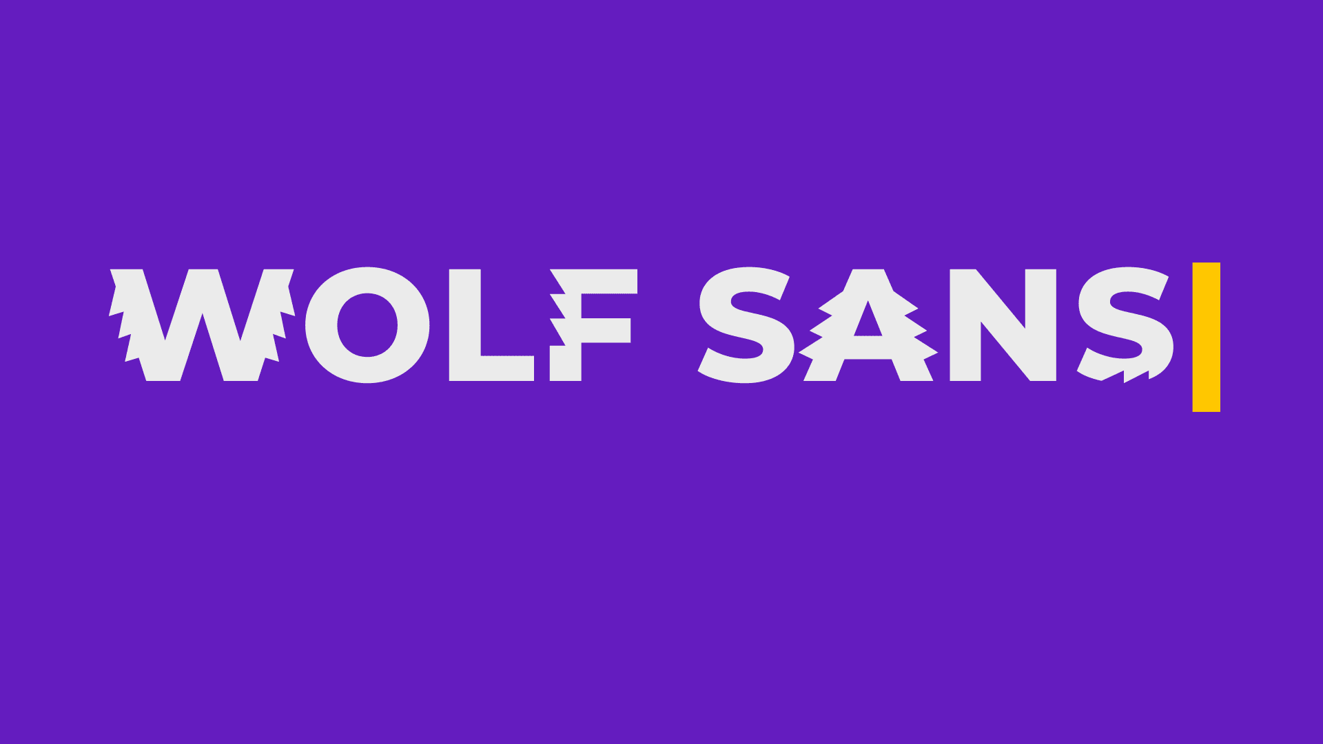 Wolf Sans static header image
